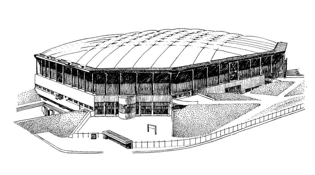 Pontiac Silverdome Sketch