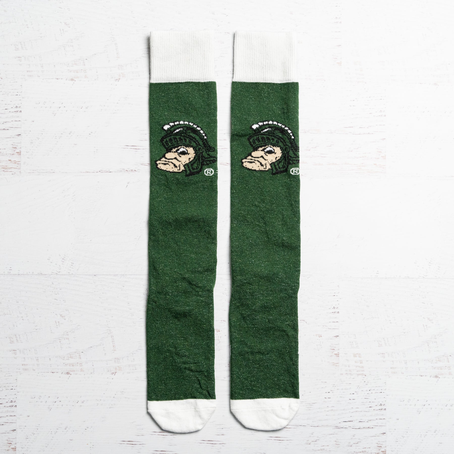 Msu Gruff Sparty Socks The Mitten State