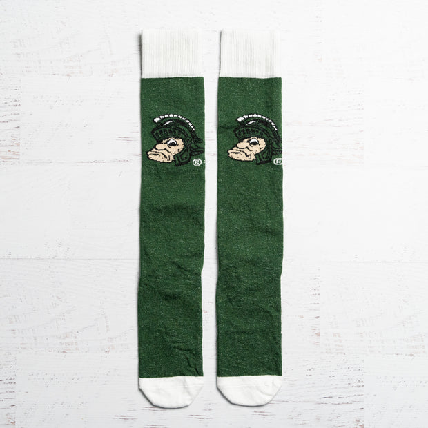 Msu Gruff Sparty Socks The Mitten State