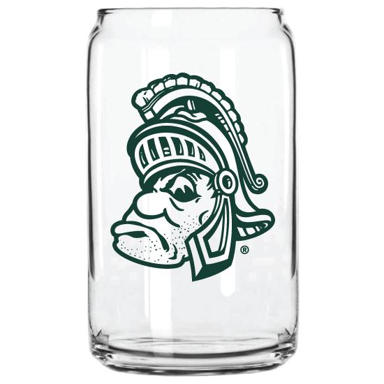 Msu Gruff Sparty Glass Can The Mitten State