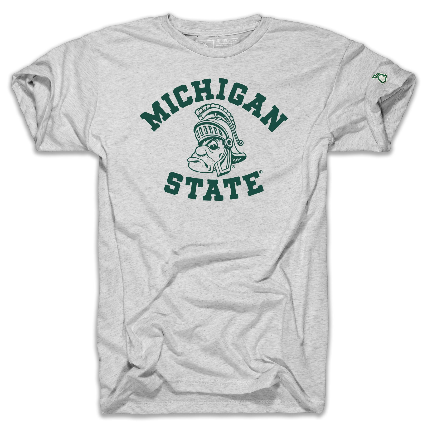 Gruff Sparty T Shirt Michigan State The Mitten State