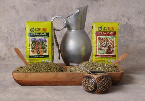 Organic Yerba Mate - Leaf/Stem - Unsmoked - 1 LB Loose – ECOTEAS