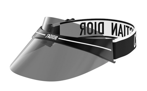 black dior visor