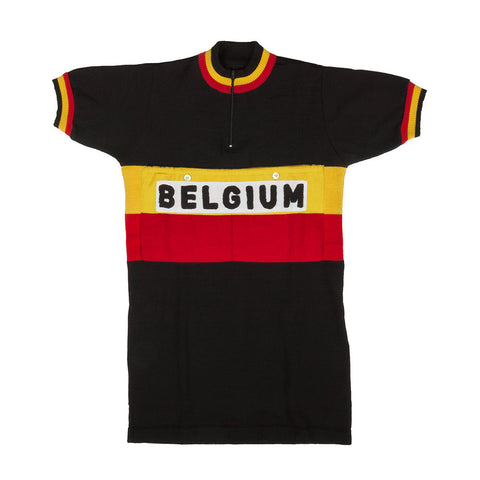 The colours of Belgium and its national light blue cycling jersey