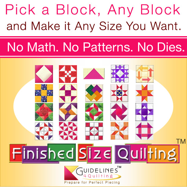 2-Guidelines-Ruler-Perfect4Pattern Set with Free Seam Guides by  Guidelines4Quilting