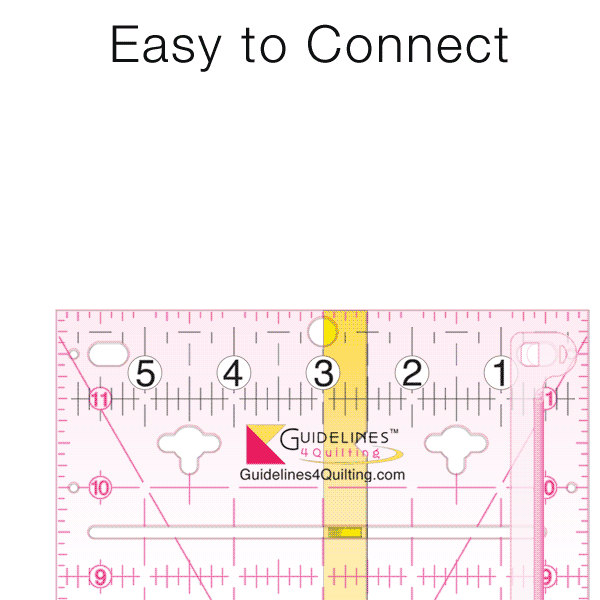 how to connect Guidelines Rulers