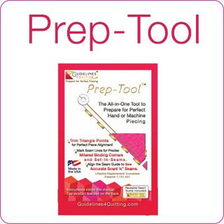 Guidelines4quilting Super Easy Seam Guide Setter, 4.75x1.25x.125