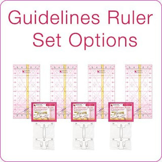 Guidelines4quilting - Quilt Ruler Upgrade Kit - Mistake Proof & Slip Proof  Your 12 & 24” Quilt Rulers (or 12½ & 24½) - Cut Faster and More
