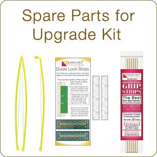 Guidelines Rulers Set Options by Guidelines4Quilting. Guidelines Rulers:  Non-Slip, Self-Aligning, Connectable and Unbreakable