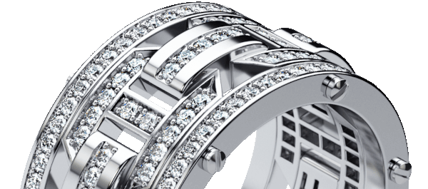 Vintage Diamond Anniversary Ring In 14K 18K Or Platinum