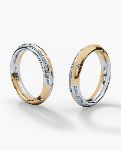Wedding Bands Sets | Unique Matching Couple Rings – Rockford Collection
