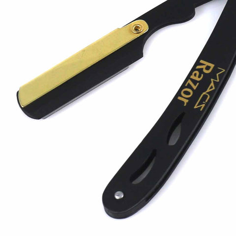 gold straight edge razor