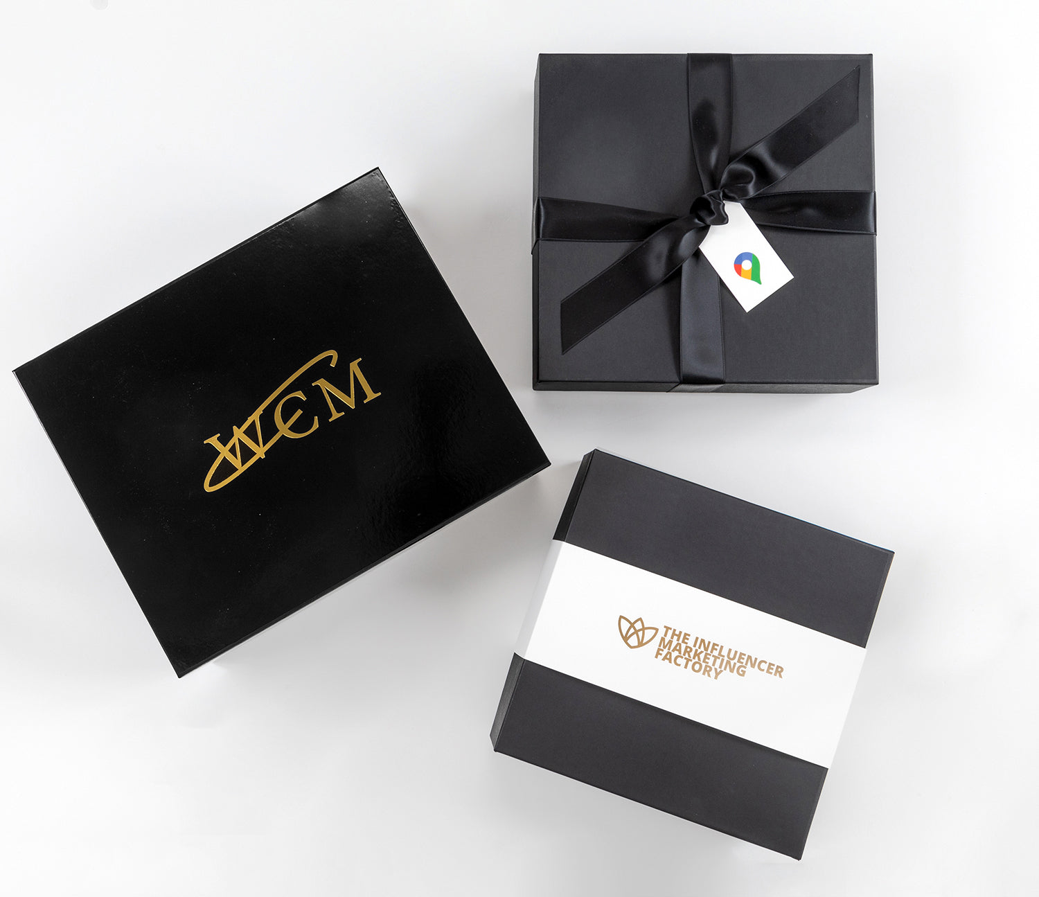 Luxury Custom Brand Name Logo Gold Foil Stamping Gift Packaging
