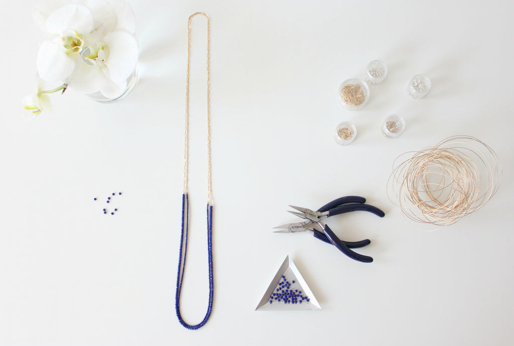 Lapis Double Harmony Necklace