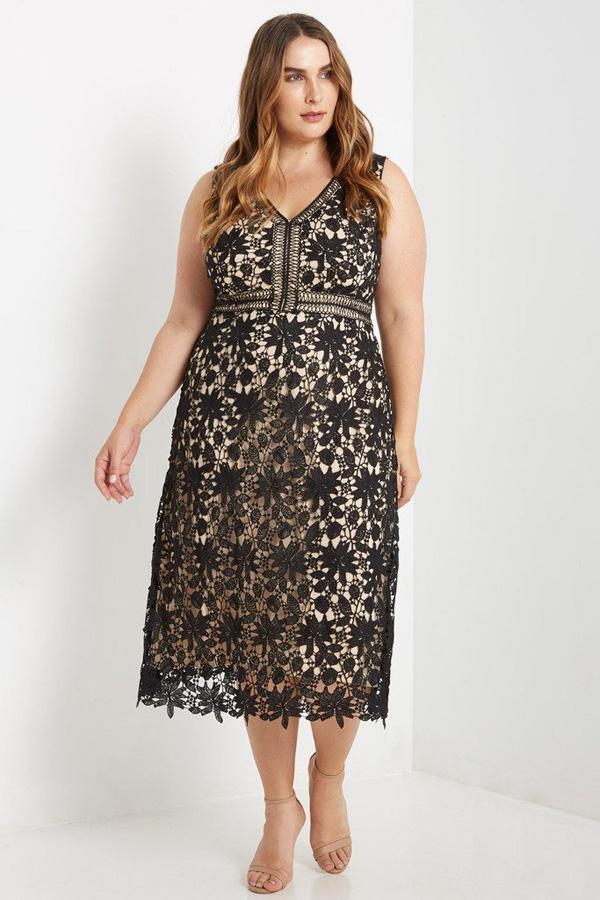 plus size midi dress australia