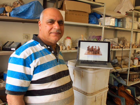 Making of Chess Set Watchtowers and Water Tanks