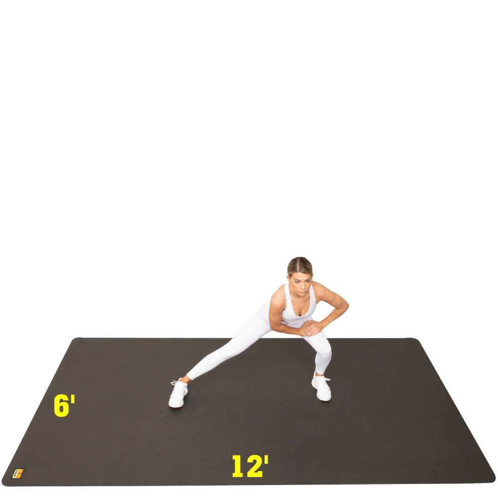 6' x 6' x 1/4 Exercise Mat - (36 Square Feet) Pogamat