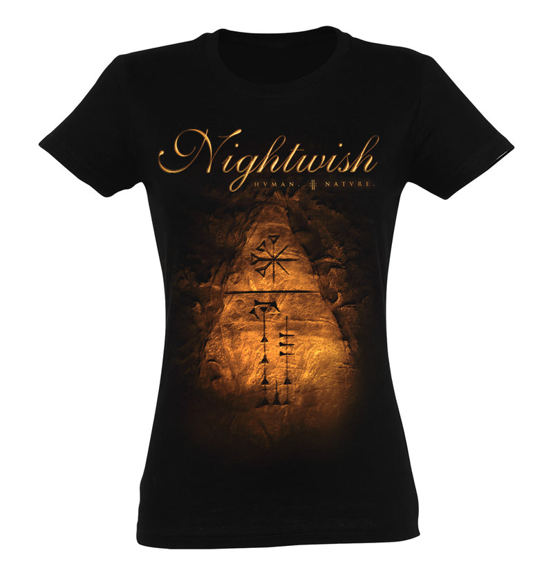 Haiku Geometrie ornament Nightwish, Human. :||: Nature., Women's T-Shirt – Backstage Rock Shop