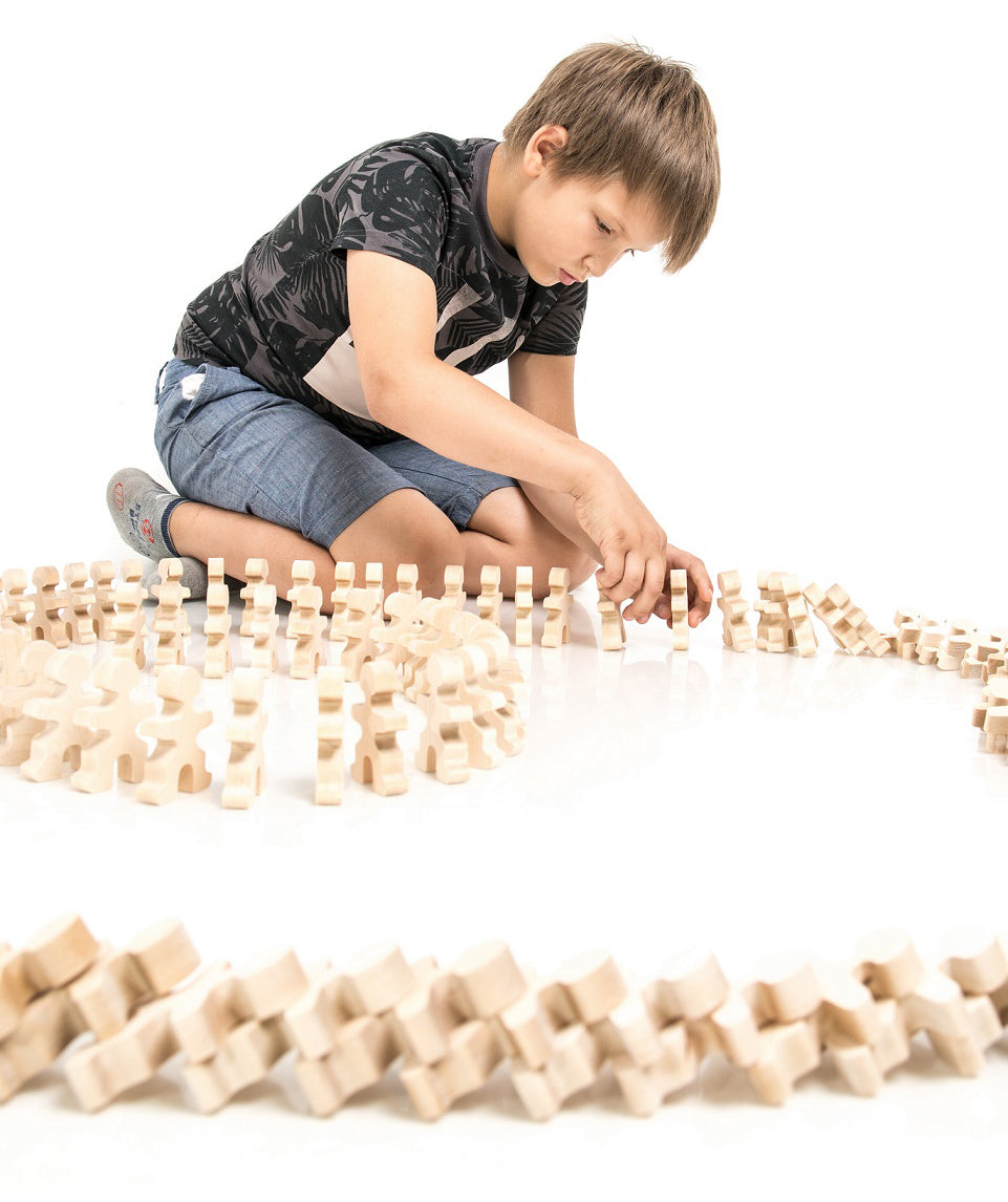 6 Dominoes With Flockmen