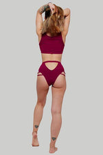 The Valley Bottoms - Ribbed Plum Shorts