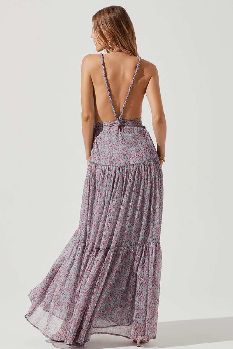 Eartha Floral Maxi Dress Multi | LIT Boutique