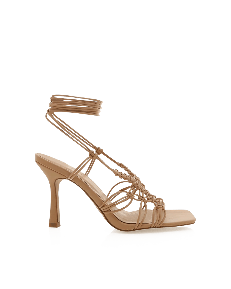Sahira Lace Up Sandal Desert | LIT Boutique