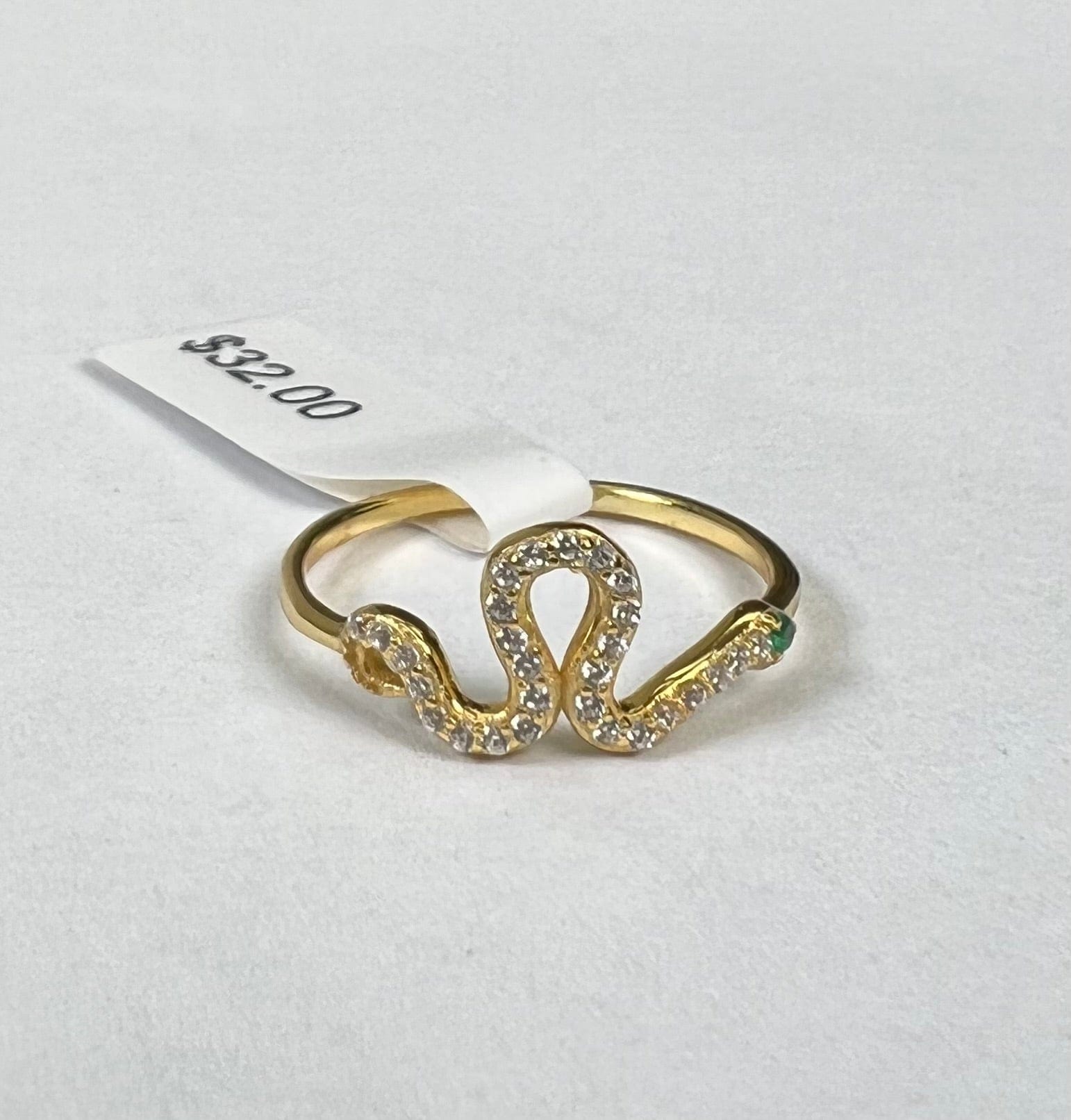 Saiorse Serpent Diamond Ring 14k Gold | LIT Boutique