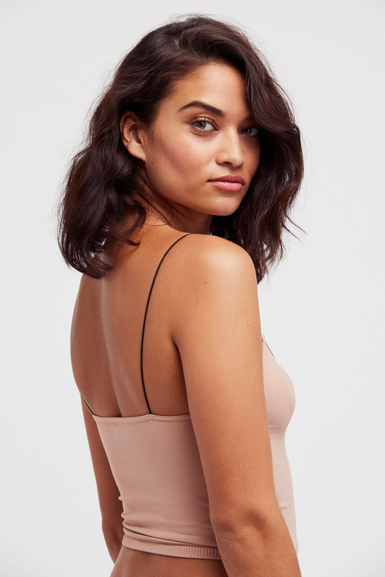 Seamless Skinny Strap Brami Nude Lit Boutique