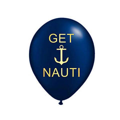 nautical bachelorette boat party ballons