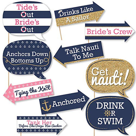 Nautical Bachelorette Party Signs
