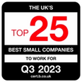 UK Top 25 companies to work for