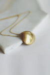 Gold Shell Necklace // Gold plated sterling silver