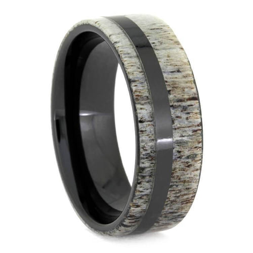 Mens Antler Wedding Bands Cairo Mens Wedding Rings