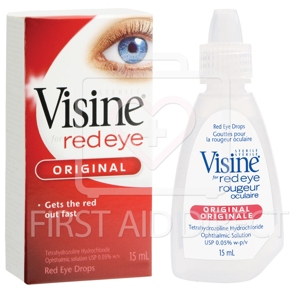 VISINE ORIGINAL EYE DROPS 15 mL First Aid Direct