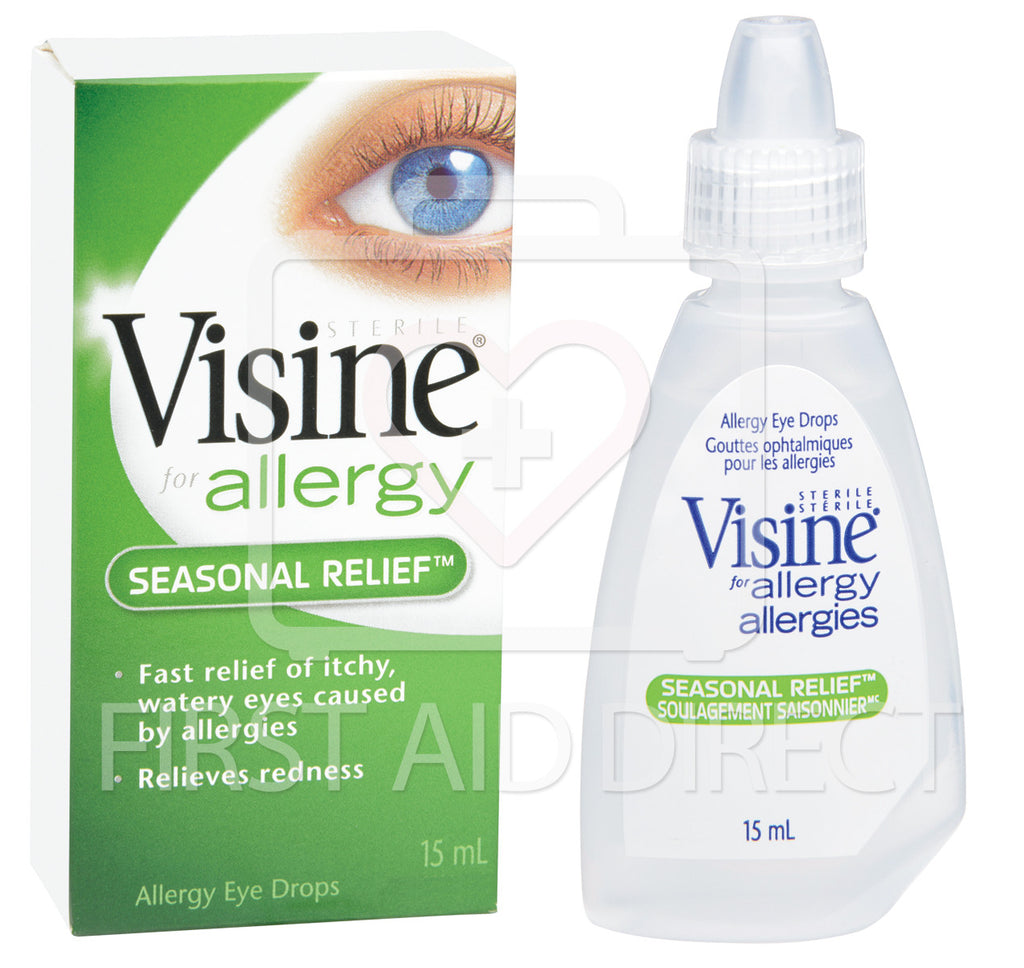 VISINE ALLERGY, EYE DROPS, 15 mL First Aid Direct