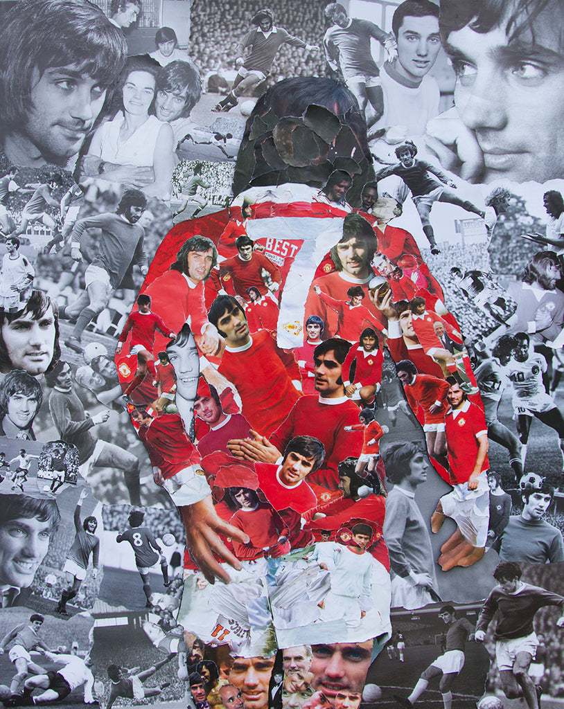 George Best Collage Poster Multymedia
