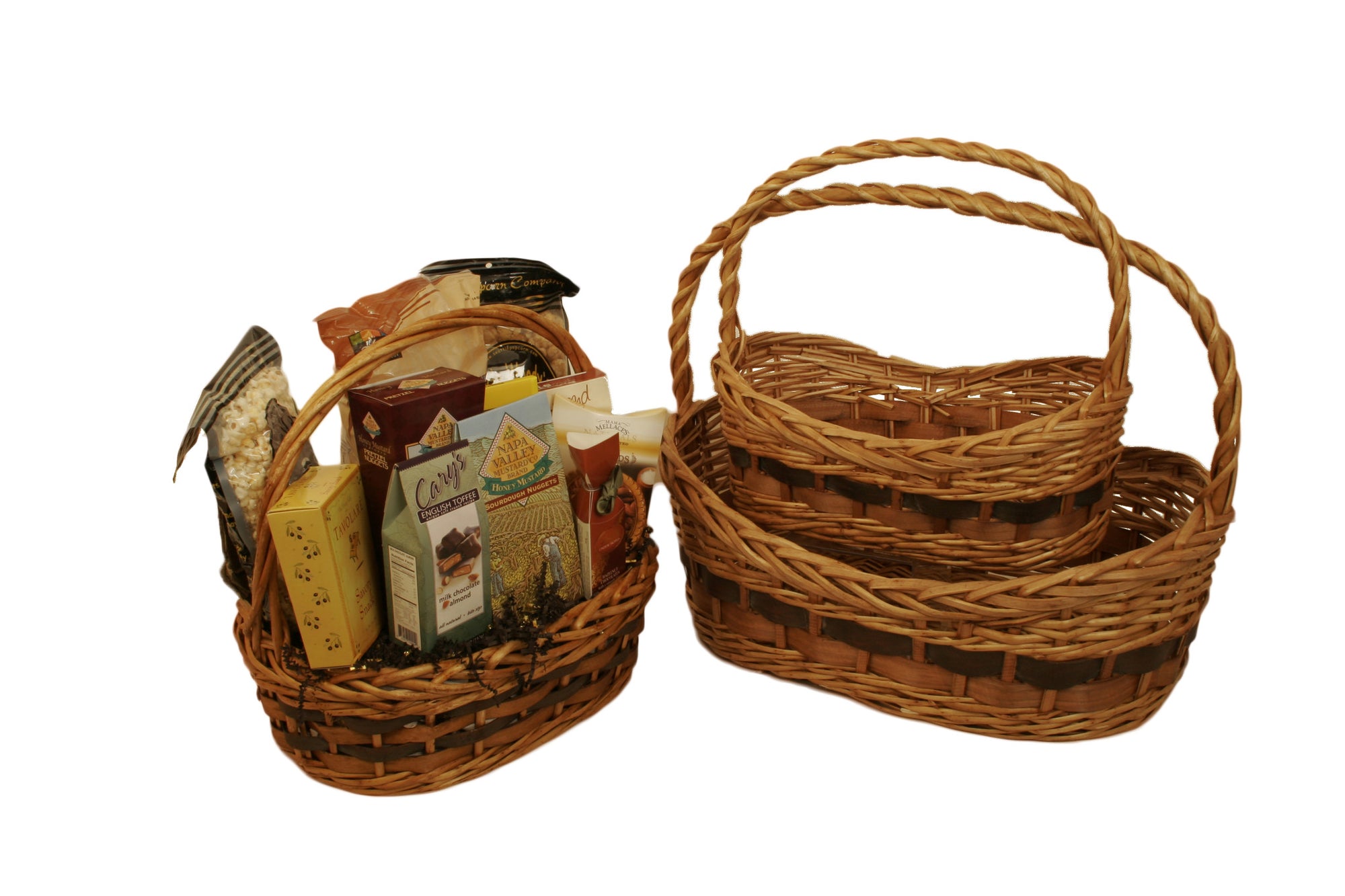 Set of 3 Willow Baskets  Wholesale Basket & Gift Containers - Wald Imports