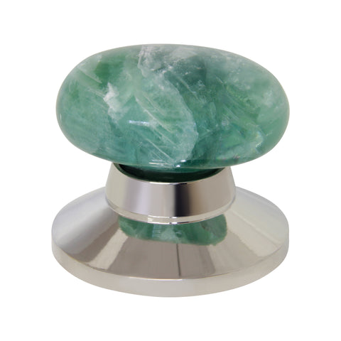 Door Knob CYOV-64CLR] Crystal Oval Door Knob