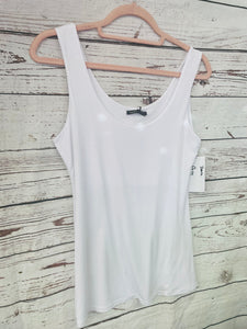 zara double layer vest top