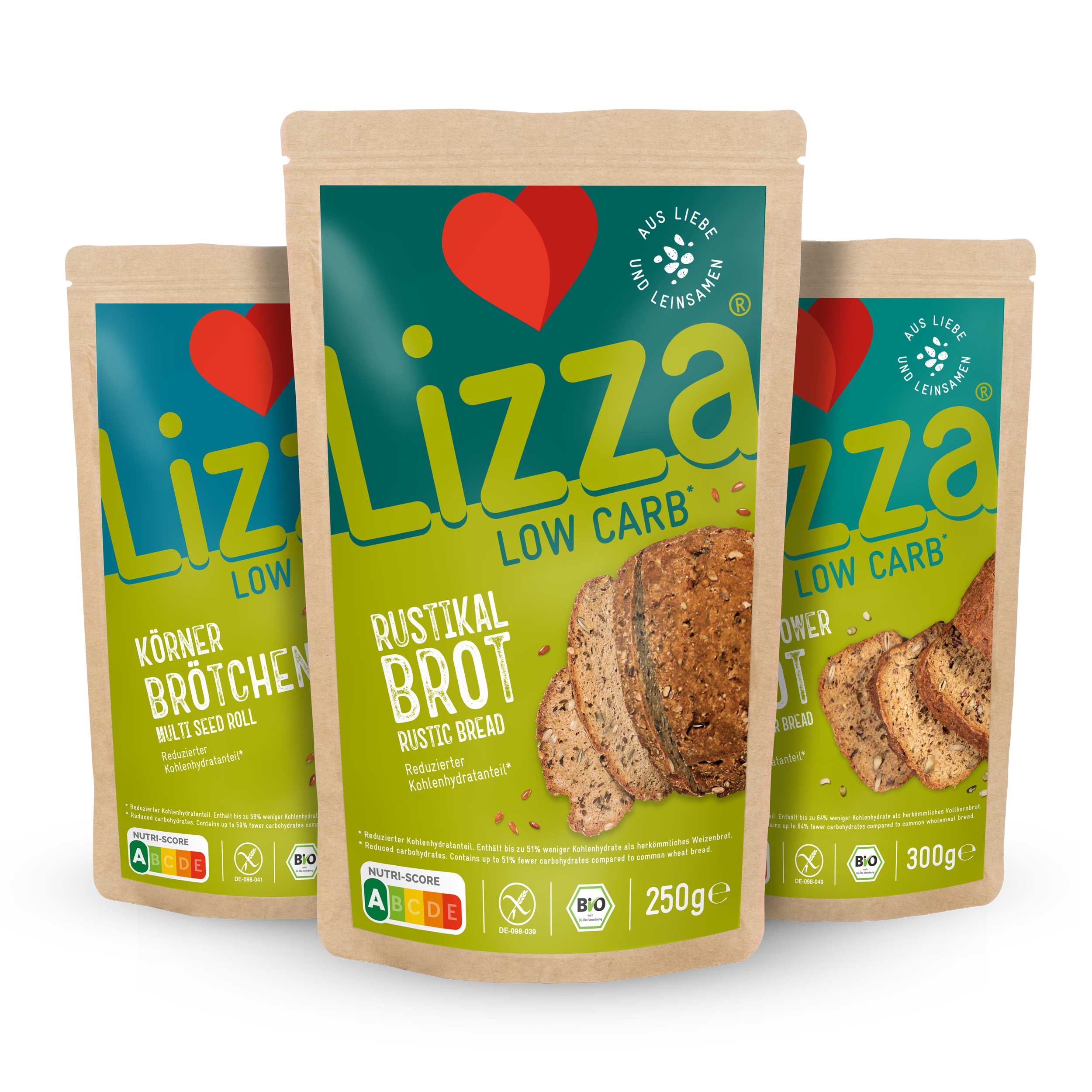 Lizza Brotbackmischungen Probierset » Gluten Free