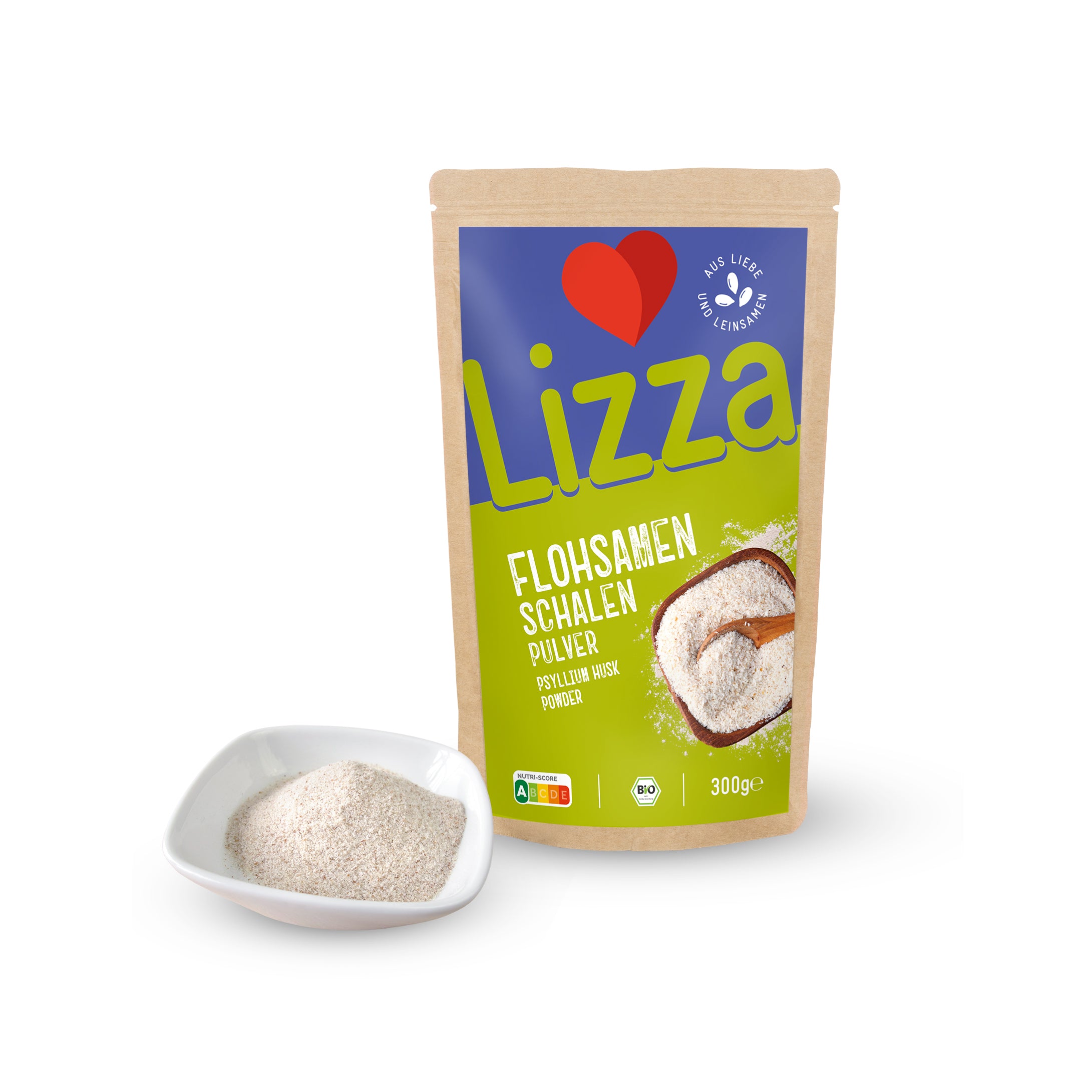 Lizza Bio Flohsamenschalenpulver » Gluten Free