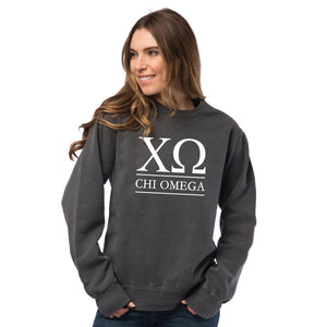 Chi Omega Vintage Color Crewneck 