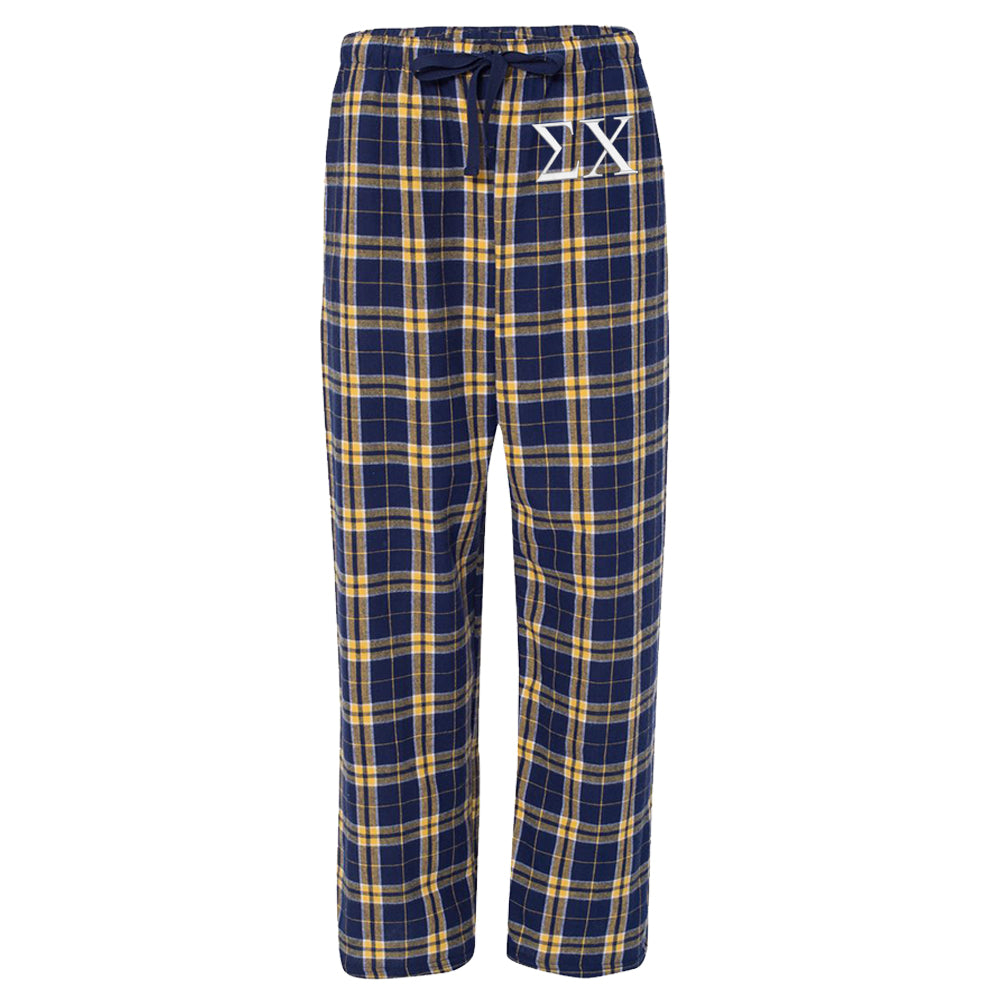 Plaid Pajama Pants - Blue and White – Sorority Intimates & Clothing Company