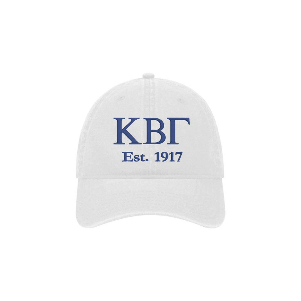 Kappa Kappa Gamma Beach Washed Hat – Sorority Letters Shop
