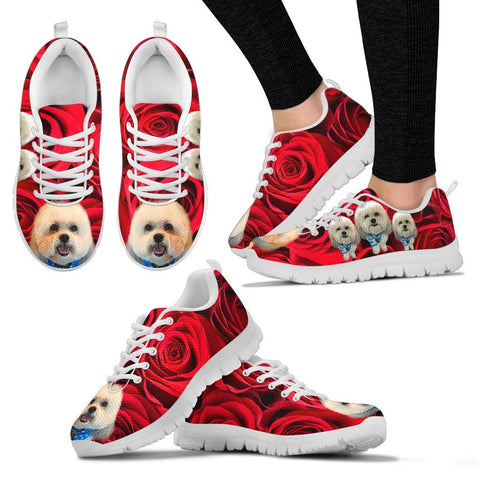 Customized Dog Havanese Print Running Shoes For Women-Express Shipping