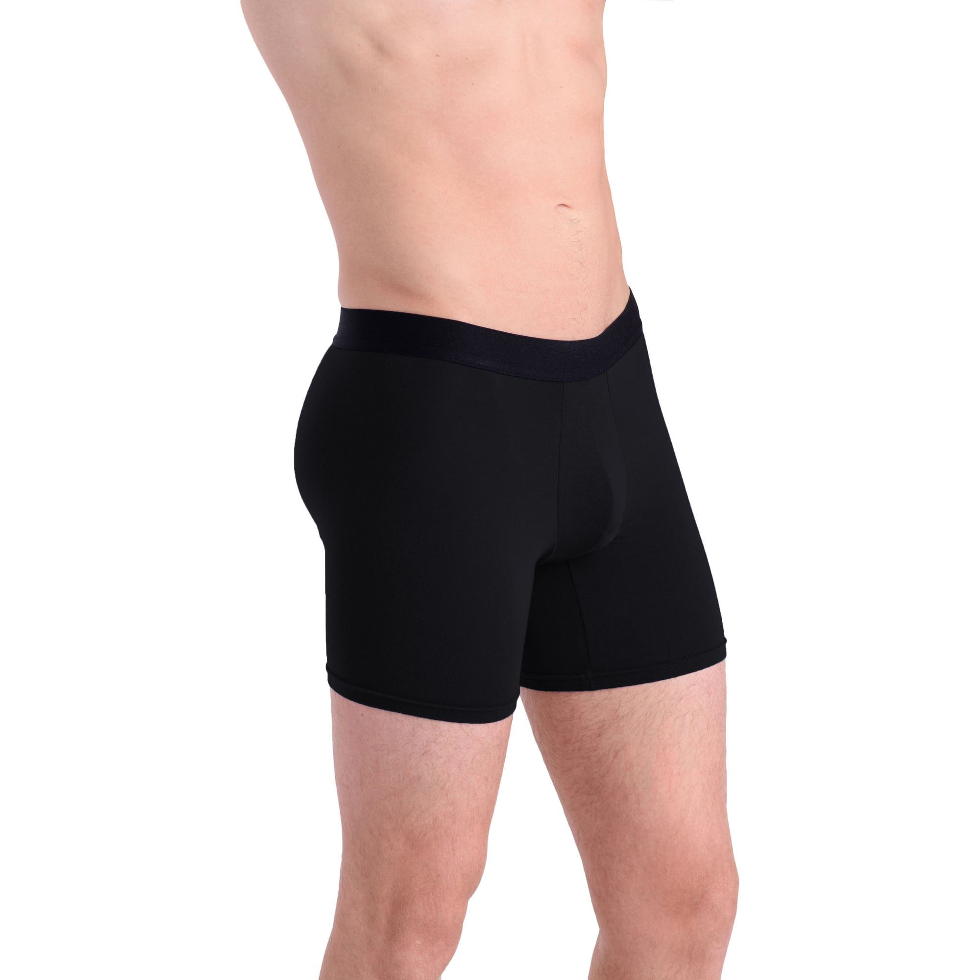 Men's Comfort Modal Boxer Briefs Flyless – Comfortable Club