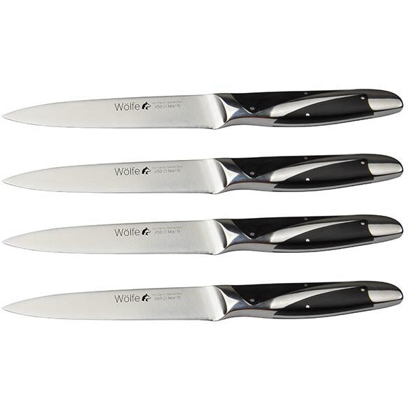 Wolfe 4 Pc Steak Knife Set Tahoe Kitchen Co