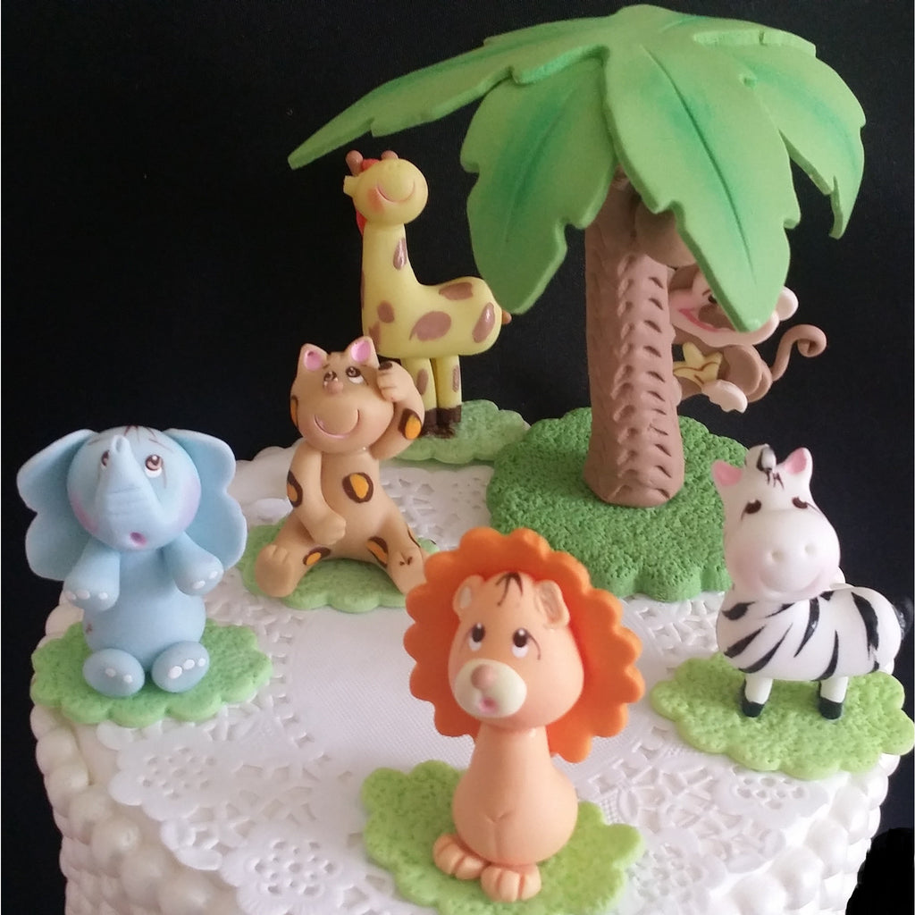 Lion Birthday Decorations, Jungle Safari Cake Toppers ...