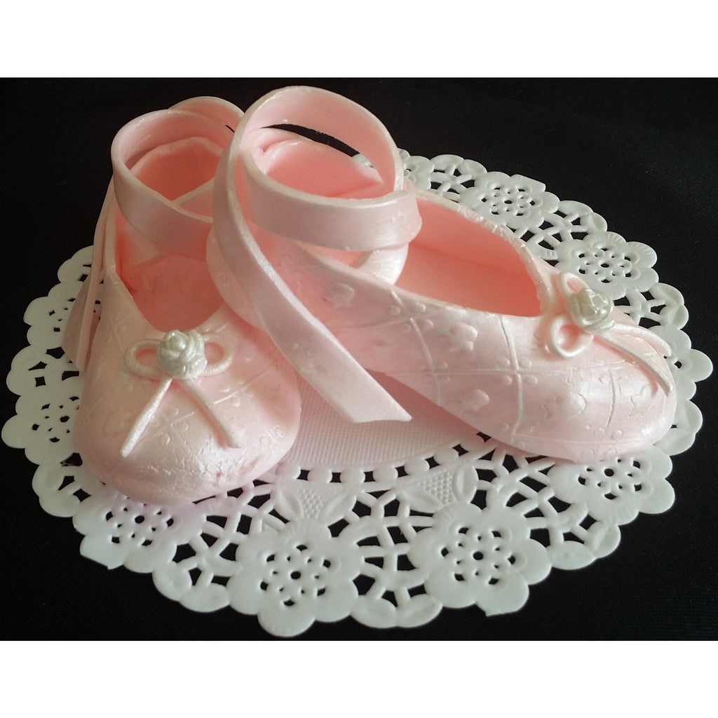 baby pink ballerina shoes