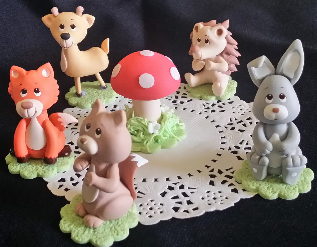 baby woodland animal figurines